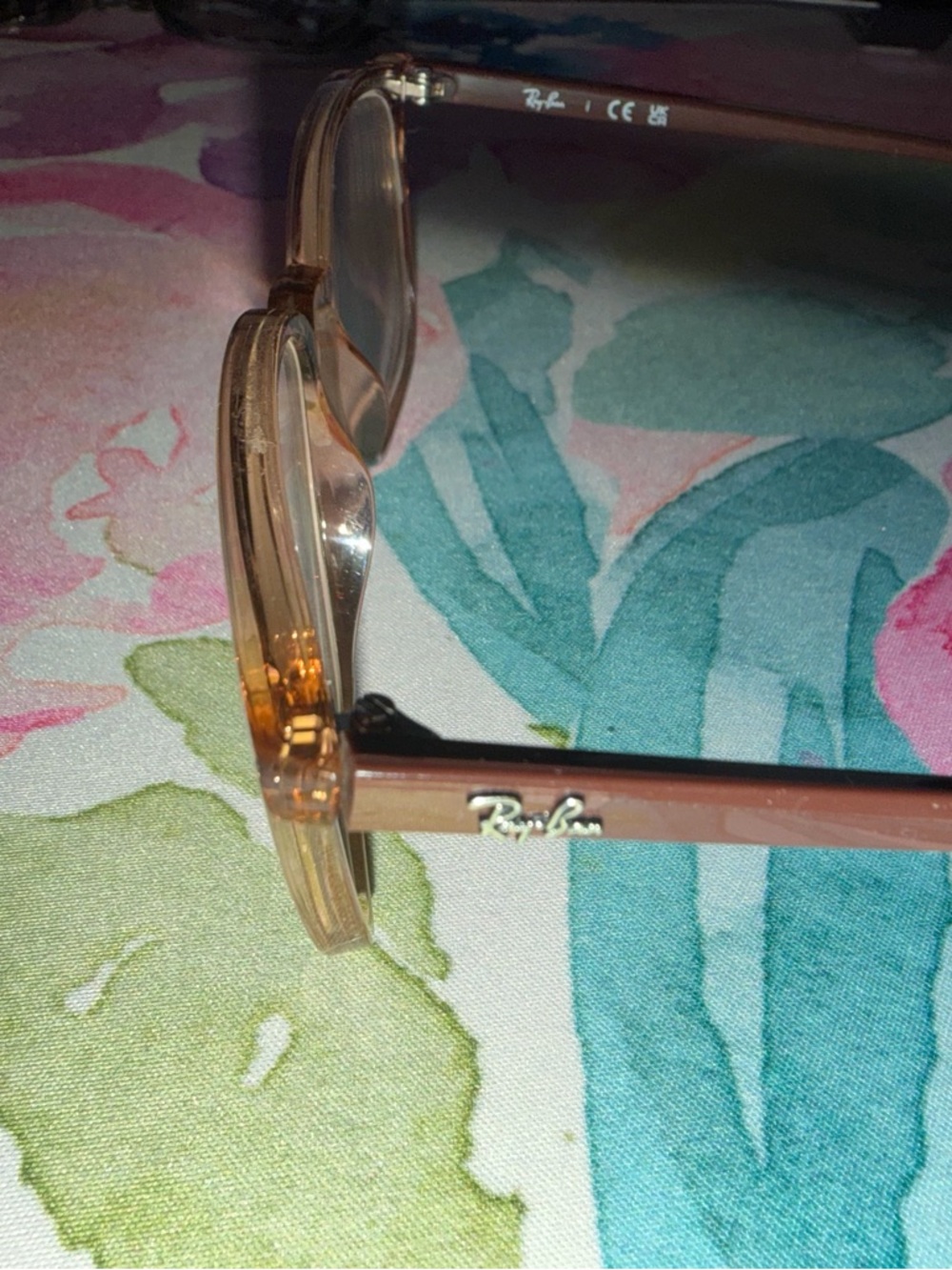 RayBan 7185 Light Brown Women's Eyeglass Frame - Picture 5 of 5